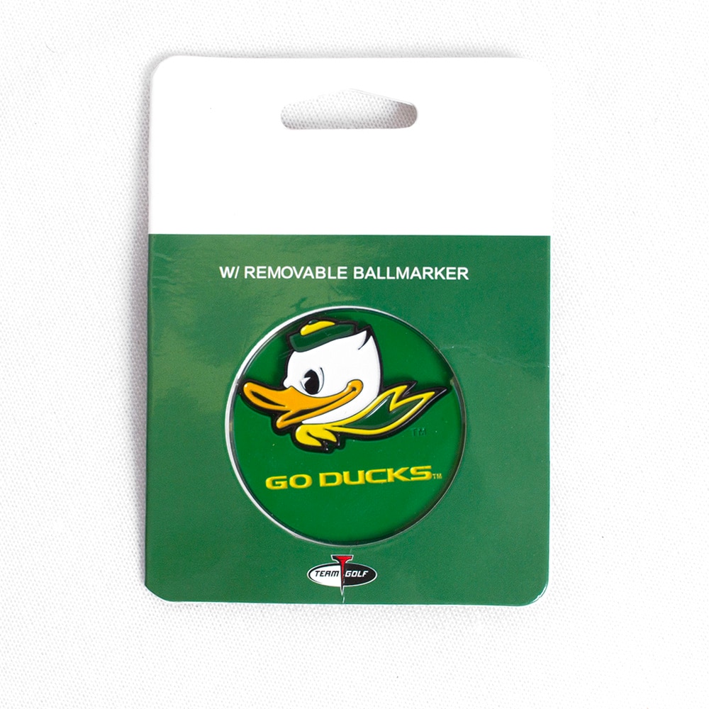 Fighting Duck, Green, Sports Equipment, Sports, Golf, Pac-Golf, Mondomark, Removable ball marker, Go Ducks, 832078